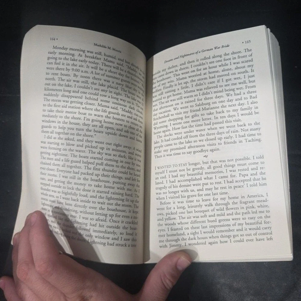 Dreams and Nightmares of a German War Bride Mathilde Morris Signed 1998 Memoir